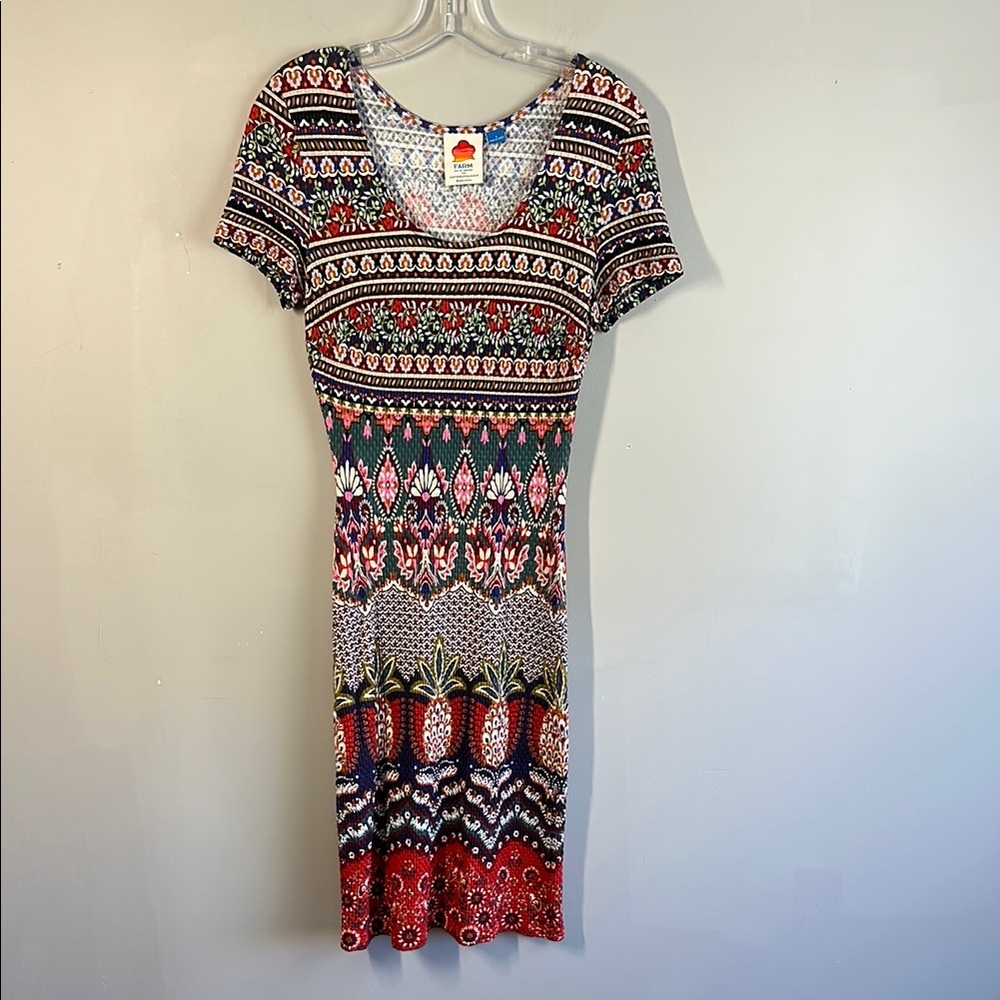 Farm Rio for Anthropologie Georgina Midi Dress Size S - Picture 4 of 14